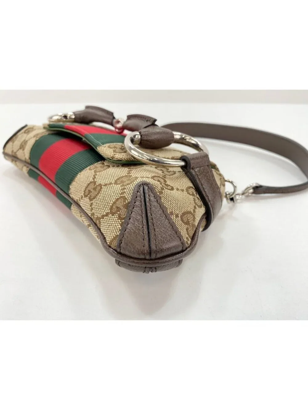 Gucci Handbag Horsebit Brown